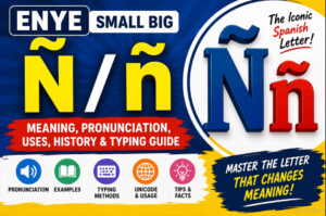 Enye Small Big Letters: Complete Guide to Uppercase Ñ and Lowercase ñ