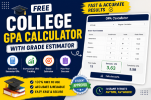 College GPA Calculator for Fast & Accurate Results