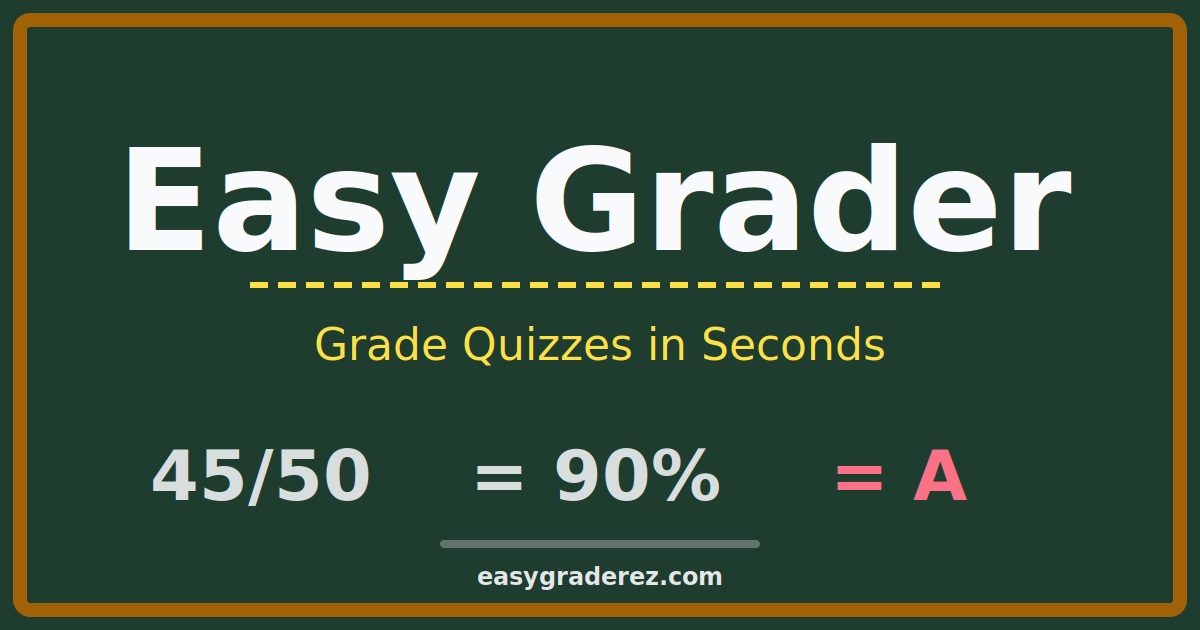 Easy Grader Free Online
